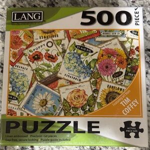LANG Floral Garden 500-Piece Puzzle